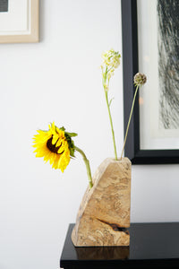 Spalted Maple Bookend Ikebana Vase