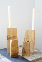 Load image into Gallery viewer, Trapazodial Maple Candlestick
