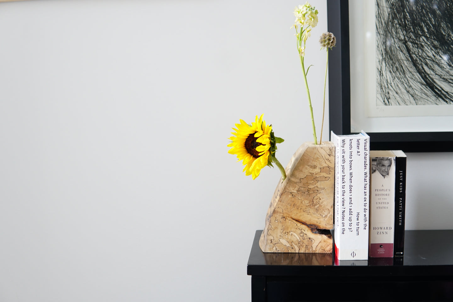 Spalted Maple Bookend Ikebana Vase