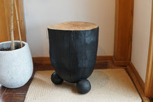 Load image into Gallery viewer, Burnt Scandinavian Spalted Maple Side Table
