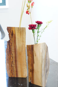 Worm wood walnut Ikebana Vase