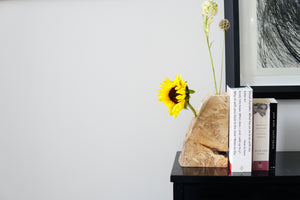 Spalted Maple Bookend Ikebana Vase