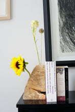 Load image into Gallery viewer, Spalted Maple Bookend Ikebana Vase
