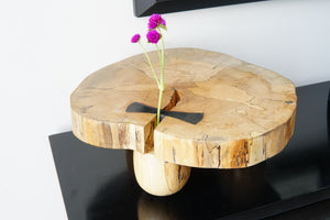 Spalted Ikebana Pedestal