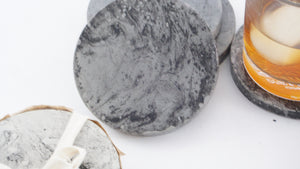 Marbled Concrete Coasters